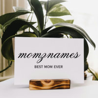 Melhor Mãe Personalizada Nome De Caligrafia