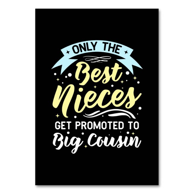 Numeração De Mesa Melhores Peças São Promovidas Para Primos Grandes (Frente)