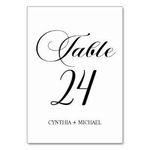 Numeração De Mesa Mesa 24 Número da Tabela de Casamento de Script Mo