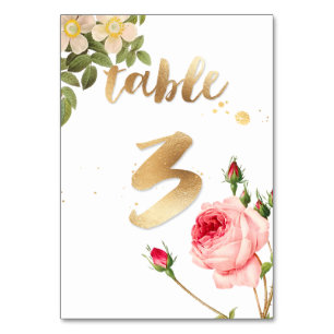 Numeração De Mesa Mesa 3 do PixDezines/Rosas/atualização