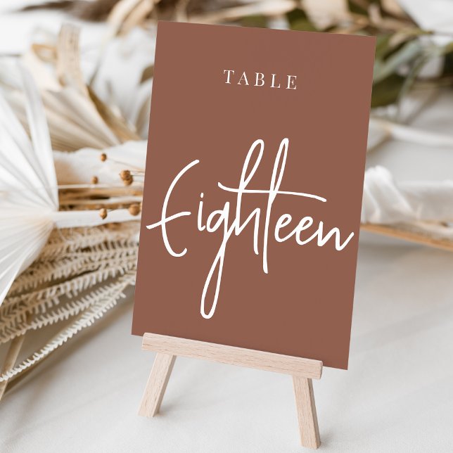 Numeração De Mesa Mesa 81 com script de mão enferrujada (Criador carregado)