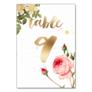 Numeração De Mesa Mesa 9 do PixDezines/Rosas de Vintagem/Reembolso