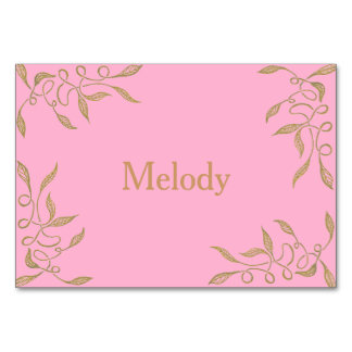 Numeração De Mesa Mesa de ouro/Cartão de Local para Casamento