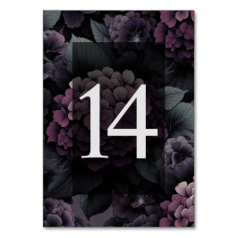 Numeração De Mesa Mesa Floral Purple Moody 14