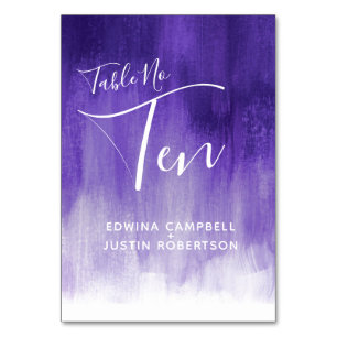 Numeração De Mesa Mesa número dez da arte moderna da lavagem do