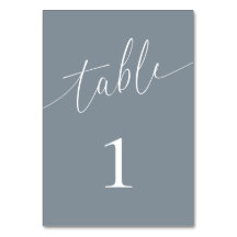 Mínimo Elegante de Cinzas Azuis Dusty