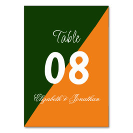 Numeração De Mesa Mistura e Casamento Minimalista de Elevação do Sol