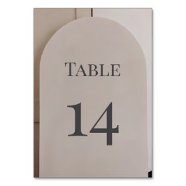 Numeração De Mesa Modern Luxe Arch Wedding