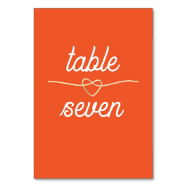 Numeração De Mesa Modern Retro Wedding