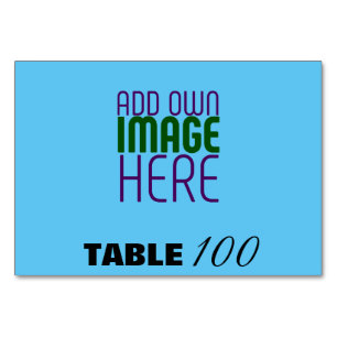 NUMERAÇÃO DE MESA MODERNO EDITABLE SWAG SKY BLUE IMAGE TEXTO MODELO