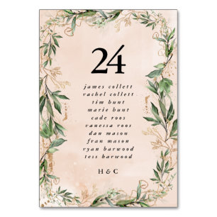 Numeração De Mesa Moisés Dourado Eucalyptus Modern Abstrato Geométri