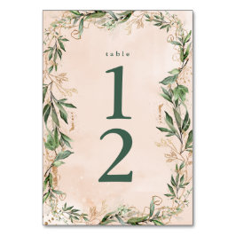 Numeração De Mesa Moisés Dourado Eucalyptus Modern Abstrato Geométri