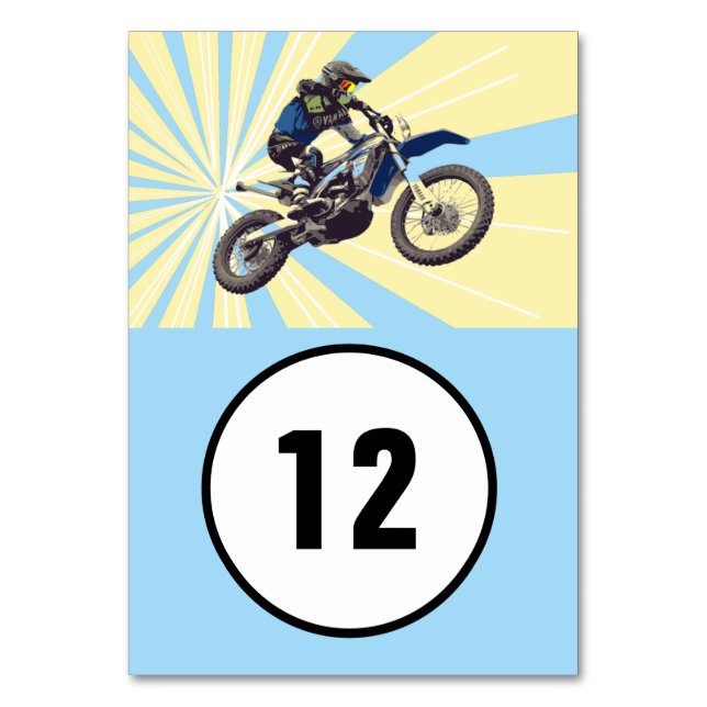 Numeração De Mesa Motocross (Frente)