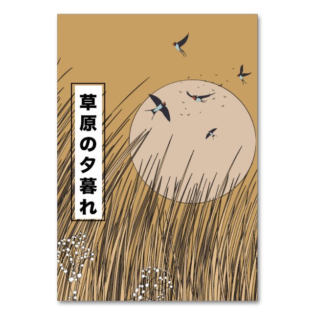 Numeração De Mesa Nas Pradarias (Frente)