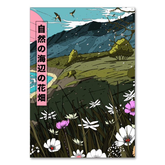 Numeração De Mesa Natures Costal Meadow (Frente)