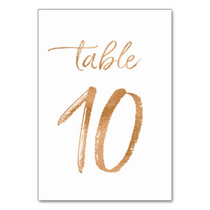Numeração De Mesa No. 10 da mesa