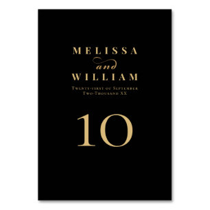 Numeração De Mesa Noiva Dourada Elegante e Casamento de noiva