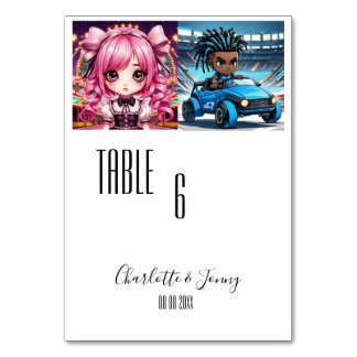 Numeração De Mesa Noiva e noivo de fotografia simples/adolescente