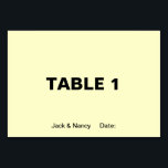 Numeração De Mesa Nomes de Casamento ou Aniversário de Simplicidade<br><div class="desc">Personalizar arte simplista,  adicionar nome ou foto. Parece bom em qualquer coisa. ⭐ PERSONALIZAR este modelo com o seu trabalho de arte. ⭐ EDITÁ-lo ainda mais para fazer mais alterações. ⭐ TRANSFERIR este design para qualquer produto. Visite todas as minhas lojas em bit.ly/SandyspiderStores (recortar e colar).</div>