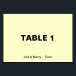 Numeração De Mesa Nomes de Casamento ou Aniversário de Simplicidade<br><div class="desc">Personalizar arte simplista, adicionar nome ou foto. Parece bom em qualquer coisa. ⭐ PERSONALIZAR este modelo com o seu trabalho de arte. ⭐ EDITÁ-lo ainda mais para fazer mais alterações. ⭐ TRANSFERIR este design para qualquer produto. Visite todas as minhas lojas em bit.ly/SandyspiderStores (recortar e colar).</div>