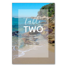 Nomes de Convidados de Casamento de Praia Rocky