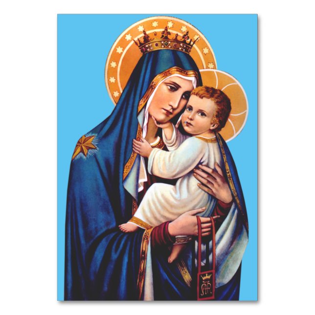 Numeração De Mesa Nossa Senhora do Carmo Arte Devocional (Frente)