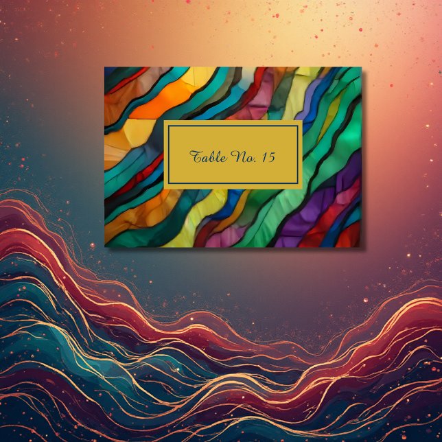 Numeração De Mesa Número da mesa de casamento de destino africano (Criador carregado)