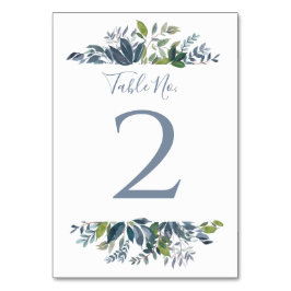 Numeração De Mesa Número da Mesa de Casamento | Verdejante Azul Pó 2