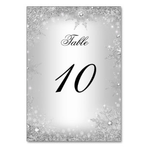 Numeração De Mesa Número da Mesa de Natal Terra de Encantamento de I