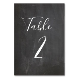 Numeração De Mesa Número da mesa em quadro-negro. Casamento moderno 