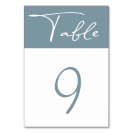 Numeração De Mesa Número da mesa modernista pastel