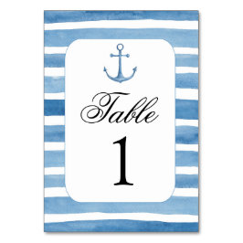 Numeração De Mesa Número da mesa náutica. Casamento na praia. Número