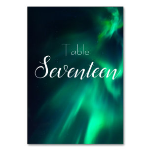 Numeração De Mesa Número da Mesa Northern Lights