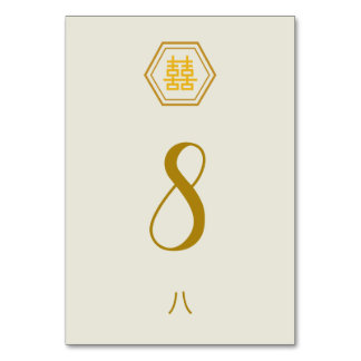 Numeração De Mesa Número da placa de mesa - Felicidade dupla