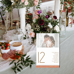 Numeração De Mesa Número da Tabela Branca de Mesas de Casamento de F