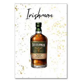 Numeração De Mesa Número da Tabela Casada Irishman