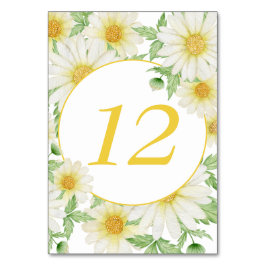 Numeração De Mesa Número da Tabela Daisy Flowers