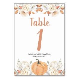 Numeração De Mesa Número da Tabela de Aniversário Floral Russo da Bo