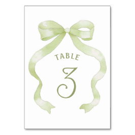 Numeração De Mesa Número da Tabela de Arcos Verde