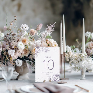 Numeração De Mesa Número da Tabela de Casamento da Glitter Rosa Rox