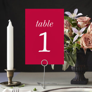 Numeração De Mesa Número da Tabela de Casamento de Framboesa Verdade
