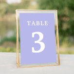 Numeração De Mesa Número da Tabela de Casamento de lavanda<br><div class="desc">Números da mesa de casamento lavanda brilhante. Personalize o número e adicione o número de mesas necessário. Para obter mais produtos correspondentes,  verifique nossas coleções.</div>