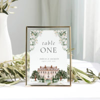 Número da Tabela de Casamento de Mão de Campo