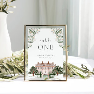 Numeração De Mesa Número da Tabela de Casamento de Mão de Campo