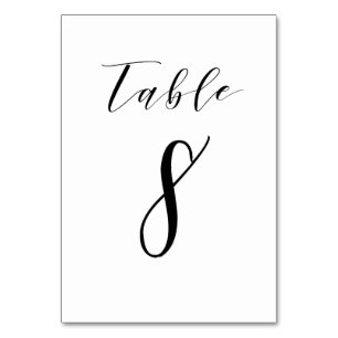 Numeração De Mesa Número da Tabela de Casamento de Script Minimalis