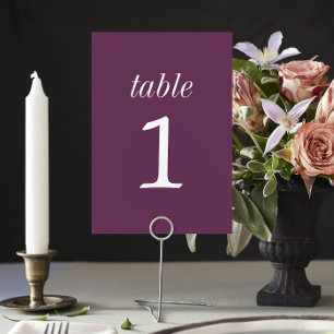 Numeração De Mesa Número da Tabela de Casamento de Uvas de Simplicid