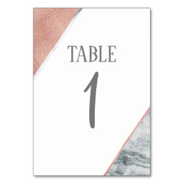 Numeração De Mesa Número da Tabela de Casamento Dourado de Marble e