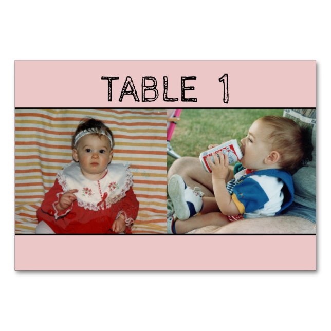 Numeração De Mesa Número da Tabela de Casamento por Idade (Frente)