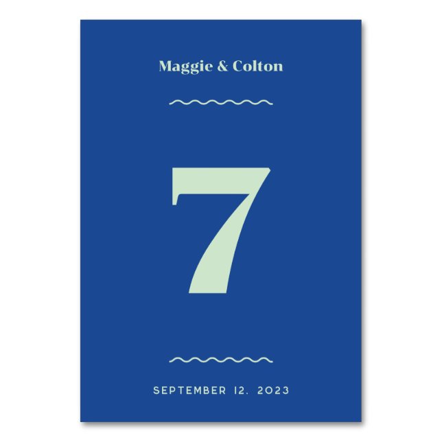 Numeração De Mesa Número da Tabela de Casamento Retroativo (Verso)