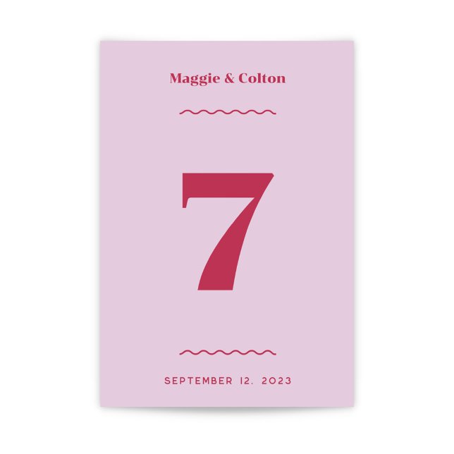 Numeração De Mesa Número da Tabela de Casamento Retroativo (Criador carregado)